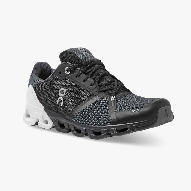 On Running Shoes Men's Cloudflyer Wide-Black | White