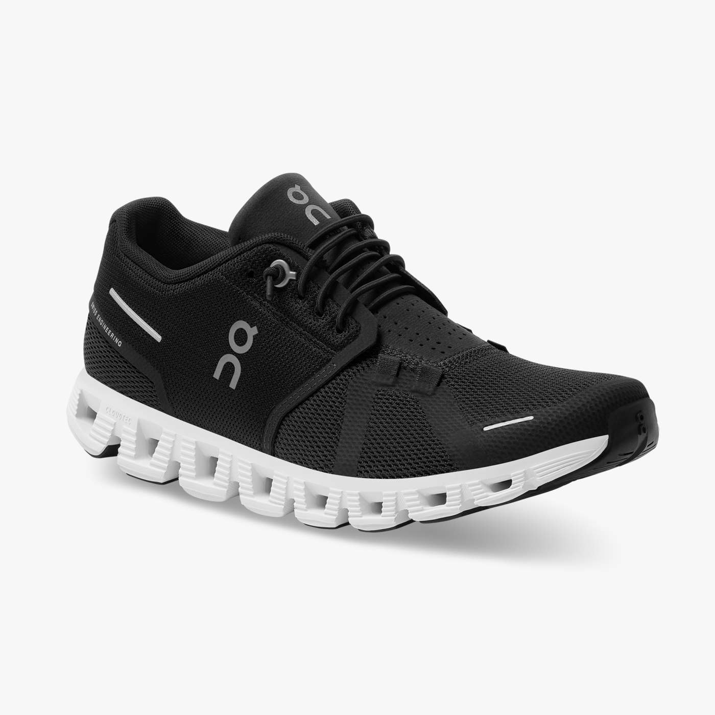 On Running Shoes Men's Cloud 5-Black | White - Click Image to Close