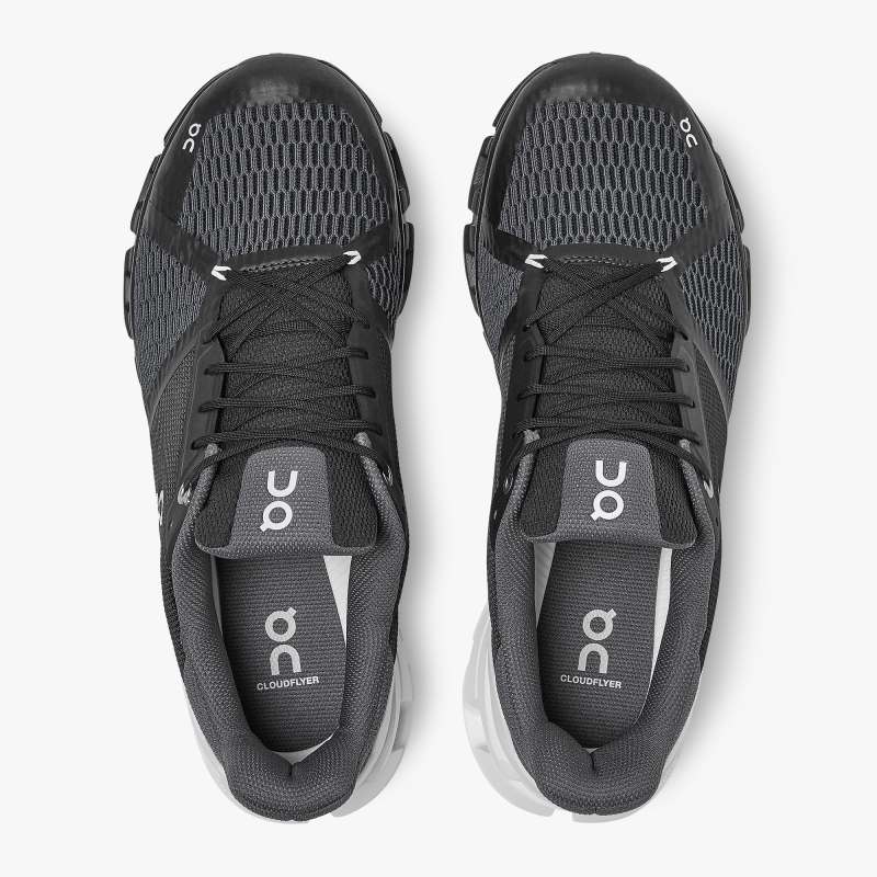 On Running Shoes Men's Cloudflyer-Black | White