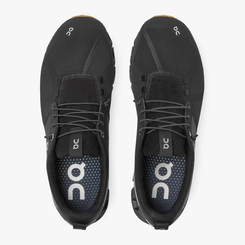 On Running Shoes Men's Cloud Terry-Black - Click Image to Close