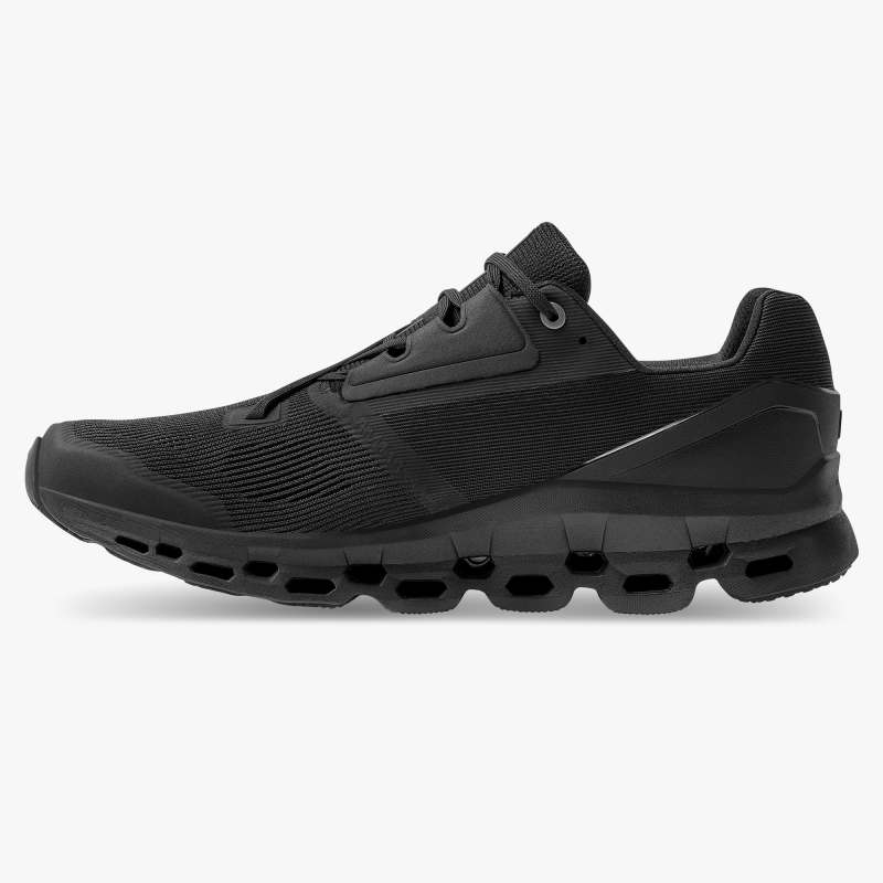 On Running Shoes Men's Cloudstratus-Black - Click Image to Close