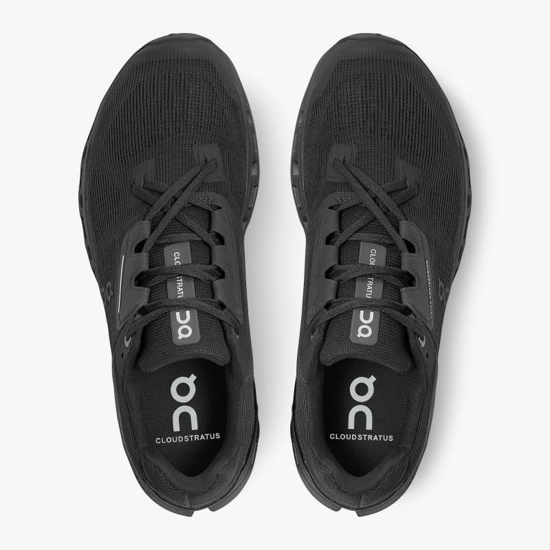 On Running Shoes Men's Cloudstratus-Black