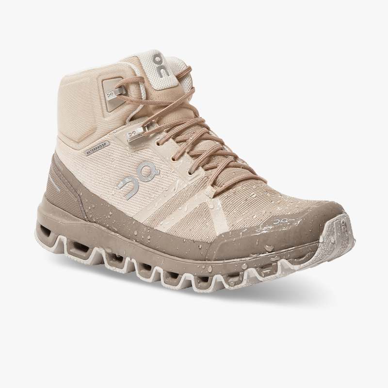 On Running Shoes Women's Cloudrock Waterproof-Desert | Clay - Click Image to Close