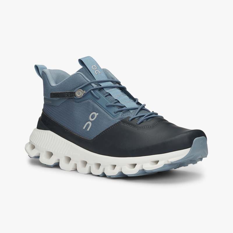 On Running Shoes Women's Cloud Hi-Dust | Navy - Click Image to Close