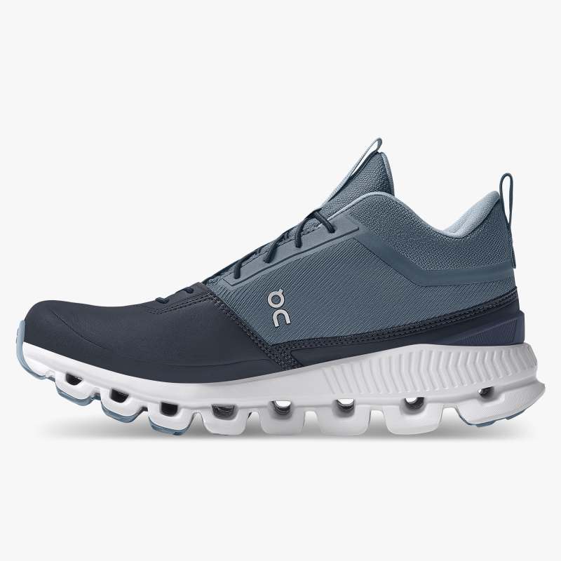 On Running Shoes Women's Cloud Hi Waterproof-Dust | Navy - Click Image to Close