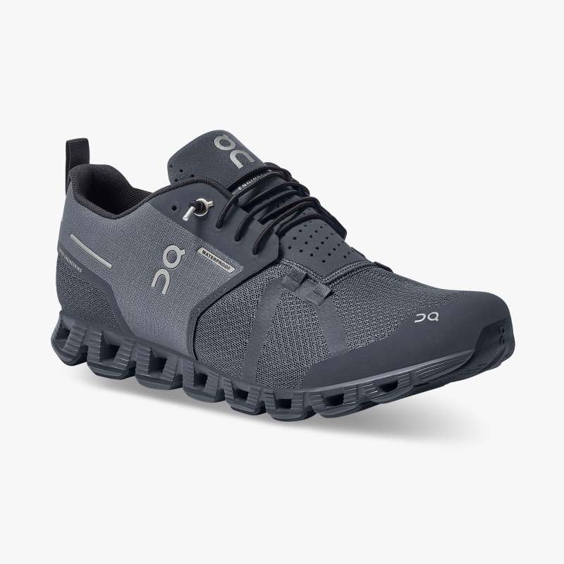 On Running Shoes Men's Cloud Waterproof-Eclipse | Rock - Click Image to Close