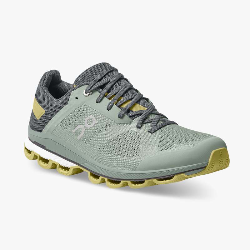 On Running Shoes Men's Cloudsurfer 6-Eucalyptus | Citron