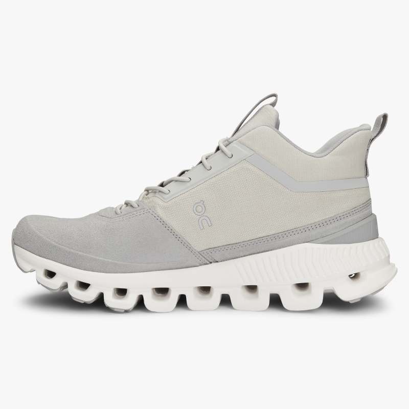 On Running Shoes Women's Cloud Hi-Glacier | Grey - Click Image to Close