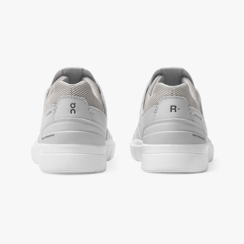 On Running Shoes Men's THE ROGER Clubhouse-Glacier | White - Click Image to Close