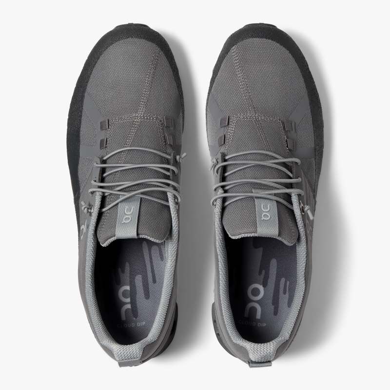 On Running Shoes Men's Cloud Dip-Grey | Shadow - Click Image to Close