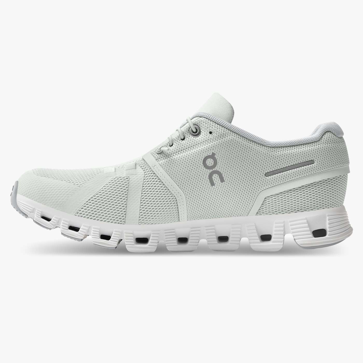 On Running Shoes Men's Cloud 5-Ice | White - Click Image to Close