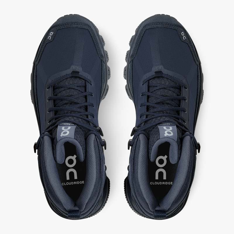On Running Shoes Women's Cloudridge-Midnight | Navy - Click Image to Close