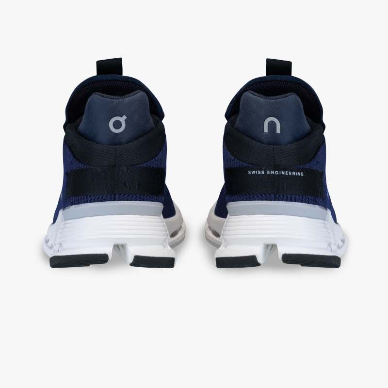 On Running Shoes Men's Cloudnova-Navy | White