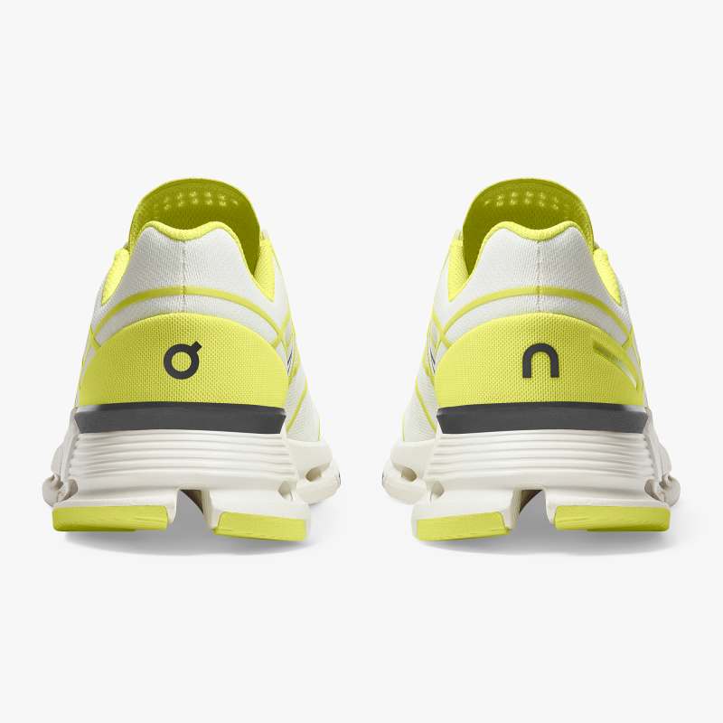 On Running Shoes Women's Cloudnova Z5-Neon | White - Click Image to Close