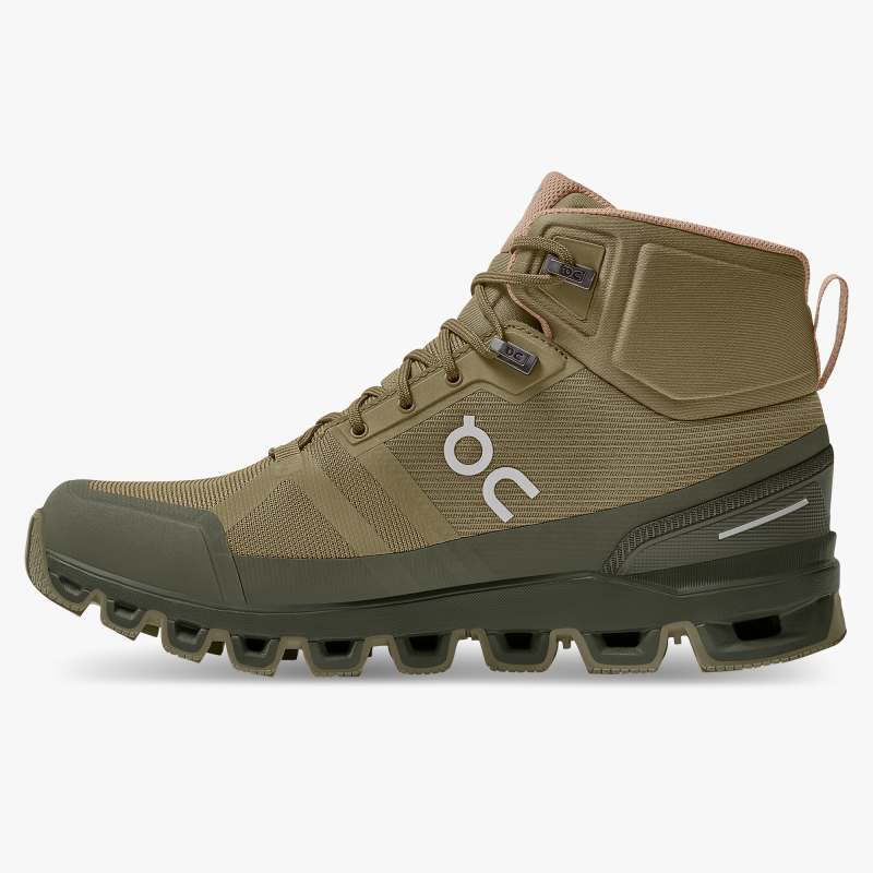 On Running Shoes Women's Cloudrock Waterproof-Olive | Reed