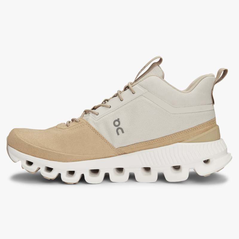 On Running Shoes Women's Cloud Hi-Pearl | Camel - Click Image to Close