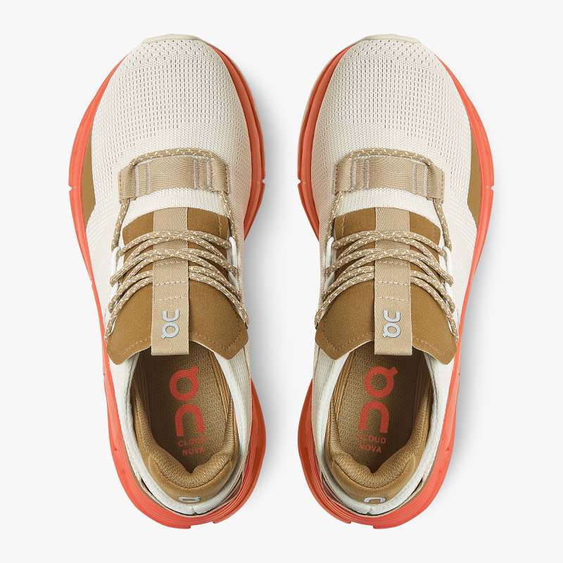On Running Shoes Men's Cloudnova-Pearl | Flame