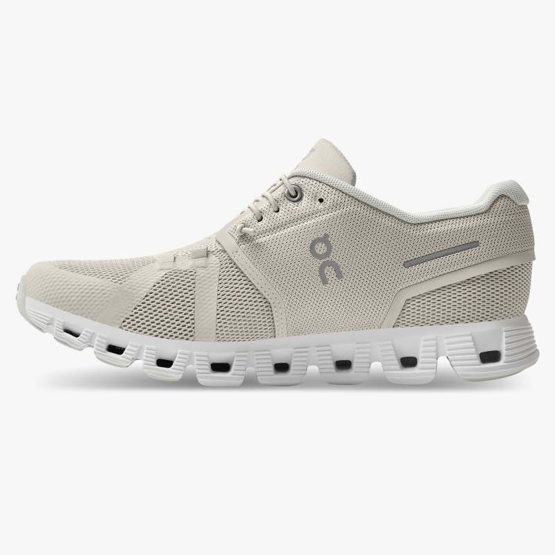 On Running Shoes Women's Cloud 5-Pearl | White - Click Image to Close