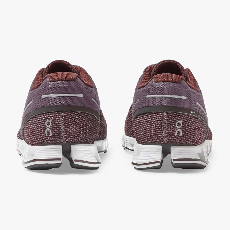 On Running Shoes Men's Cloud-Pebble | Raisin - Click Image to Close