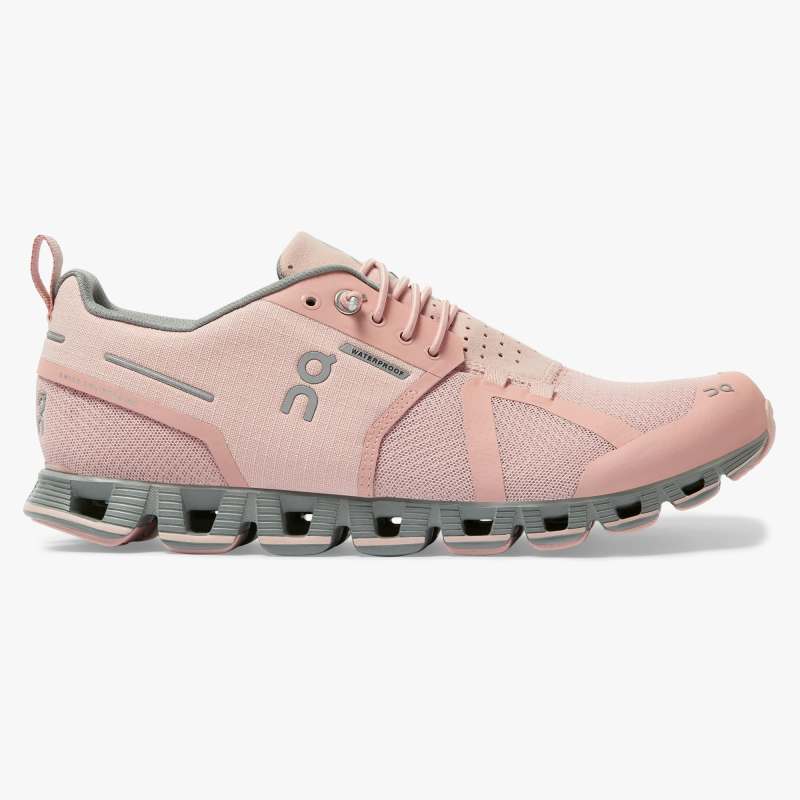 On Running Shoes Women's Cloud Waterproof-Rose | Lunar - Click Image to Close