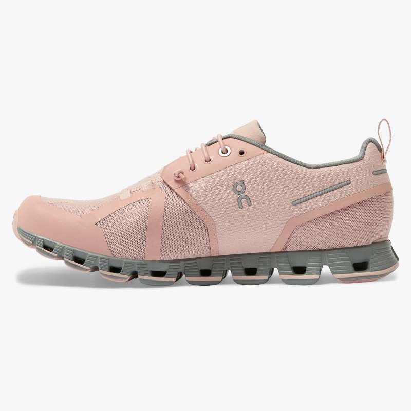 On Running Shoes Women's Cloud Waterproof-Rose | Lunar - Click Image to Close