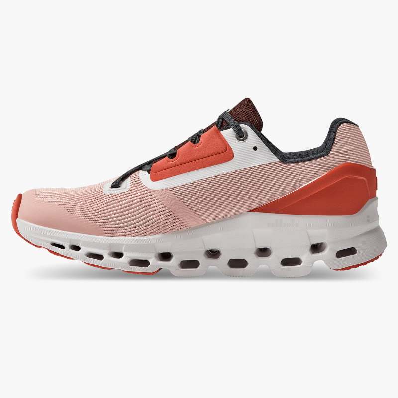 On Running Shoes Women's Cloudstratus-Rose | Red