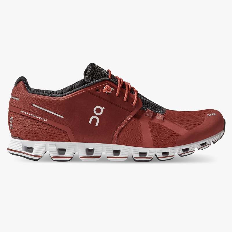 On Running Shoes Women's Cloud-Ruby | White