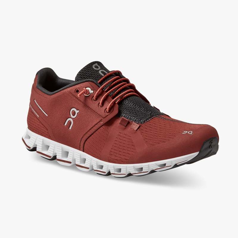 On Running Shoes Women's Cloud-Ruby | White - Click Image to Close