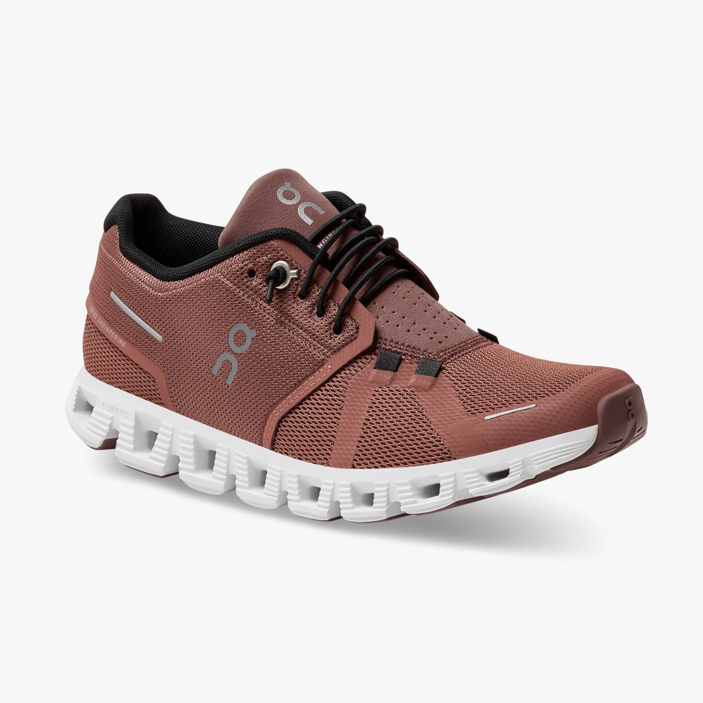 On Running Shoes Men's Cloud 5-Rust | Black - Click Image to Close