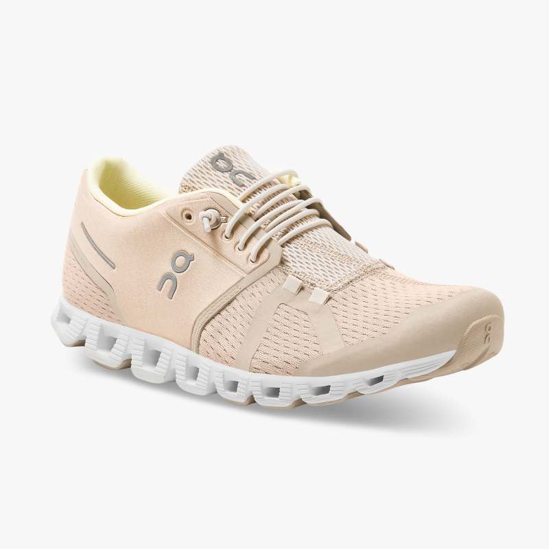 On Running Shoes Women's Cloud-Sand | Pearl - Click Image to Close