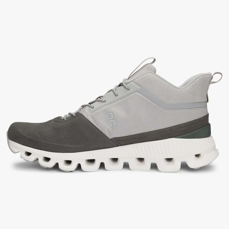 On Running Shoes Men's Cloud Hi-Slate | Rock - Click Image to Close