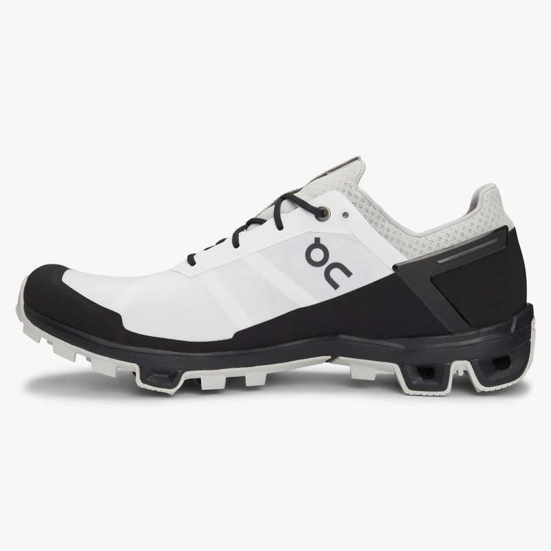 On Running Shoes Men's Cloudventure Peak-White | Black