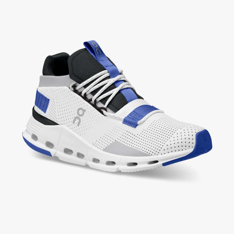 On Running Shoes Men's Cloudnova-White | Cobalt