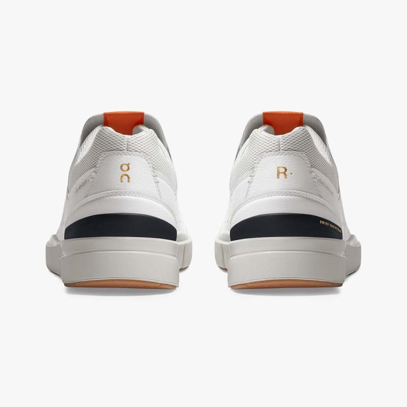On Running Shoes Men's THE ROGER Centre Court-White | Flame