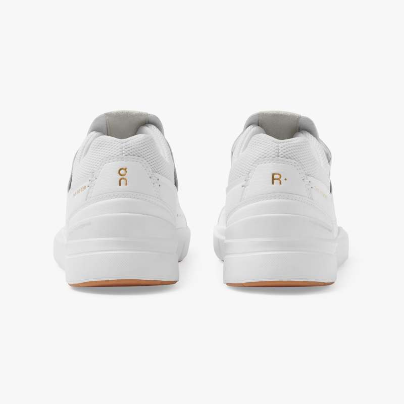 On Running Shoes Women's THE ROGER Centre Court-White | Gum - Click Image to Close