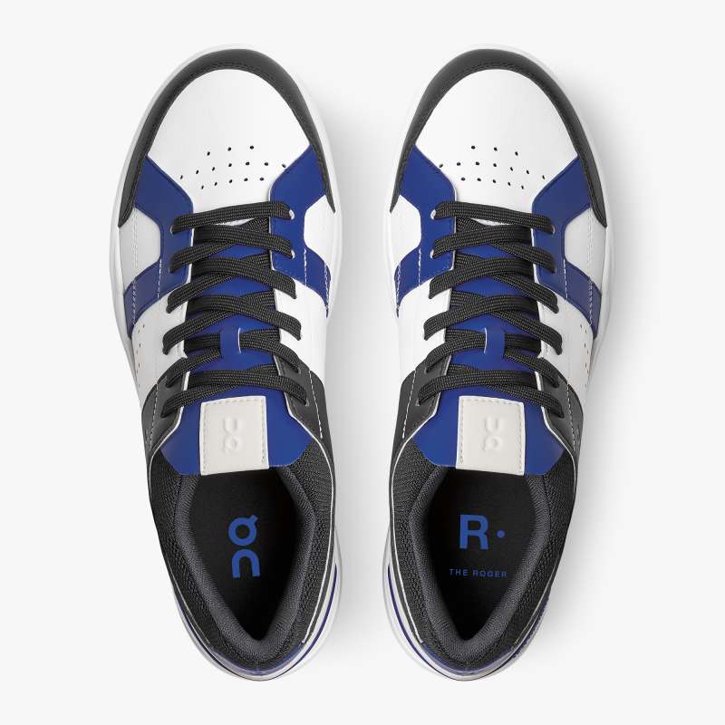 On Running Shoes Women's THE ROGER Clubhouse-White | Indigo - Click Image to Close