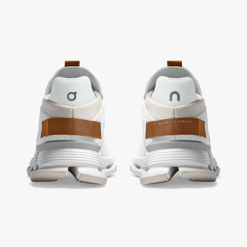 On Running Shoes Men's Cloudnova-White | Pearl