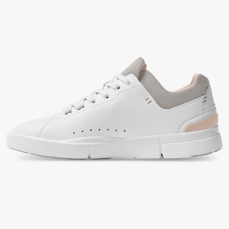 On Running Shoes Women's THE ROGER Advantage-White | Rose