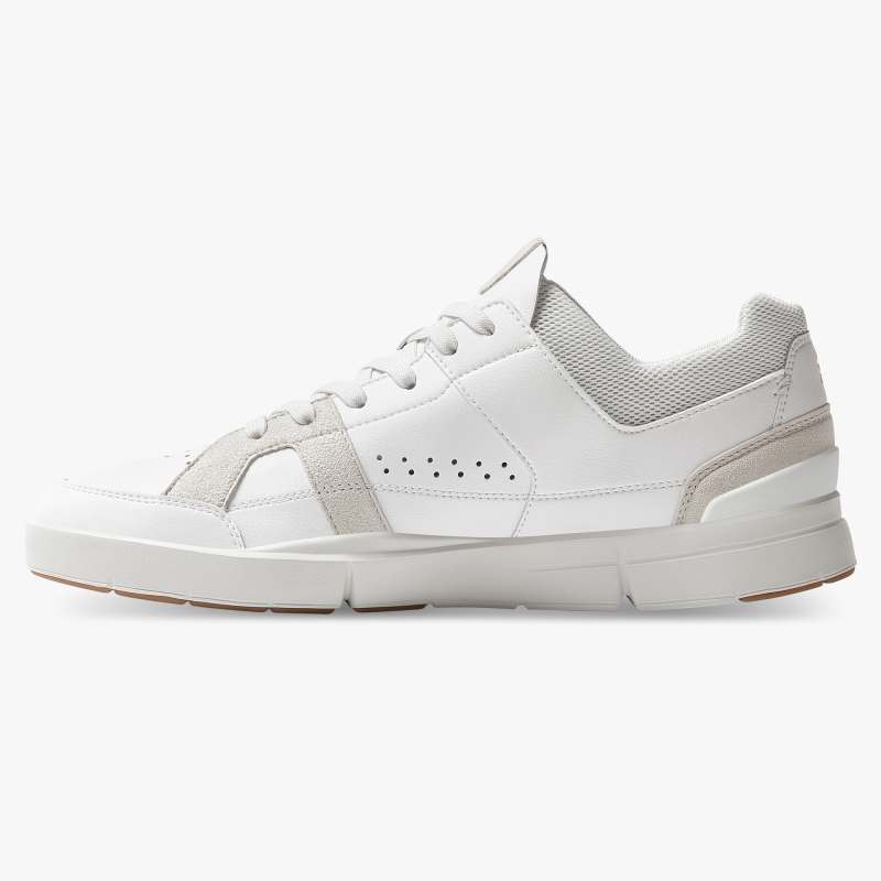 On Running Shoes Men's THE ROGER Clubhouse-White | Sand