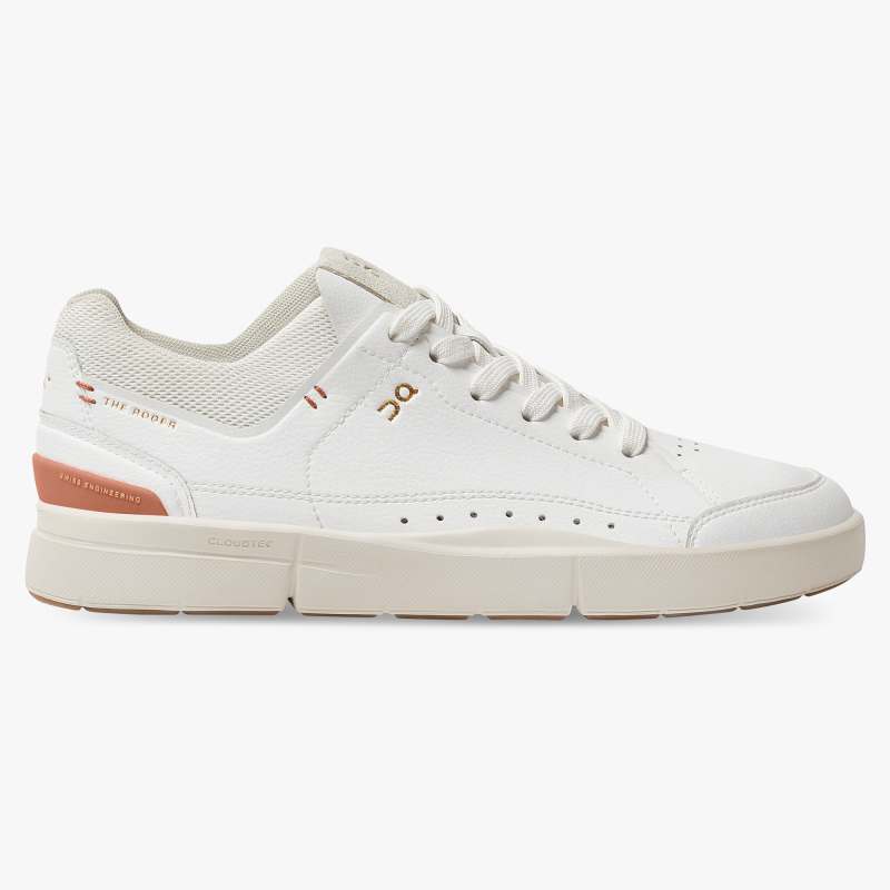 On Running Shoes Women's THE ROGER Centre Court-White | Sienna